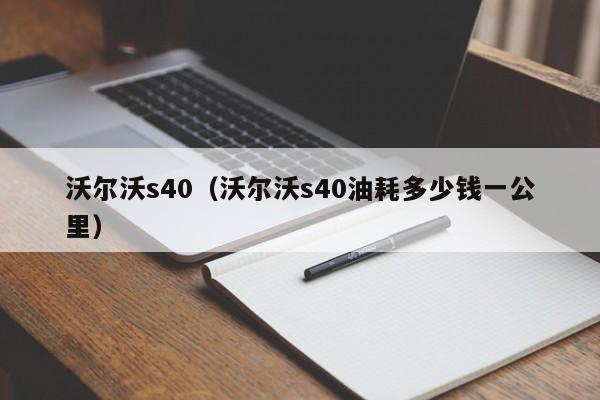 沃尔沃s40（沃尔沃s40油耗多少钱一公里）