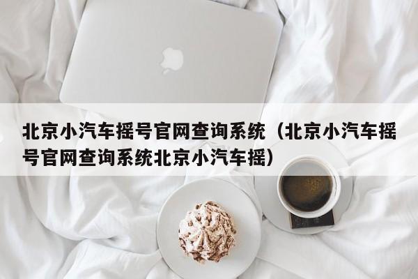 北京小汽车摇号官网查询系统（北京小汽车摇号官网查询系统北京小汽车摇）