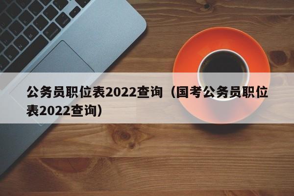 公务员职位表2022查询（国考公务员职位表2022查询）