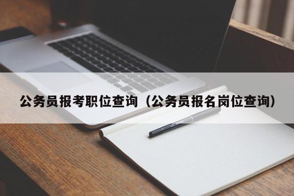 公务员报考职位查询（公务员报名岗位查询）