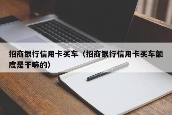 招商银行信用卡买车（招商银行信用卡买车额度是干嘛的）