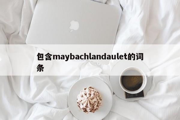 包含maybachlandaulet的词条